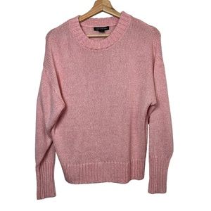 Something Navy Pink Crewneck Sweater